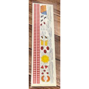 CREATIVE MEMORIES SEASON TO SEASON STICKERS 6116891200 CLOUDS RAIN PICNIC